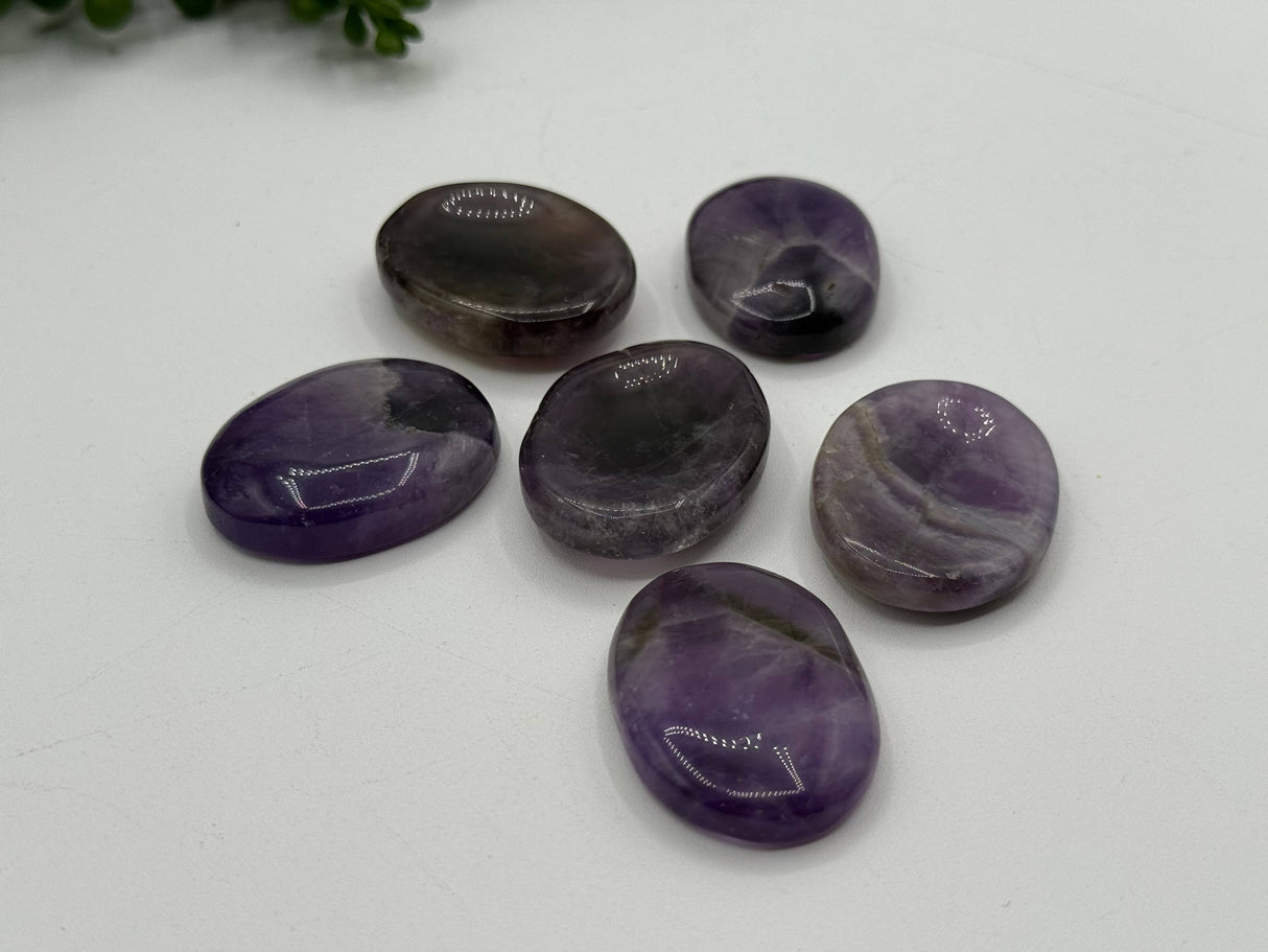 Amethyst Worry Stone