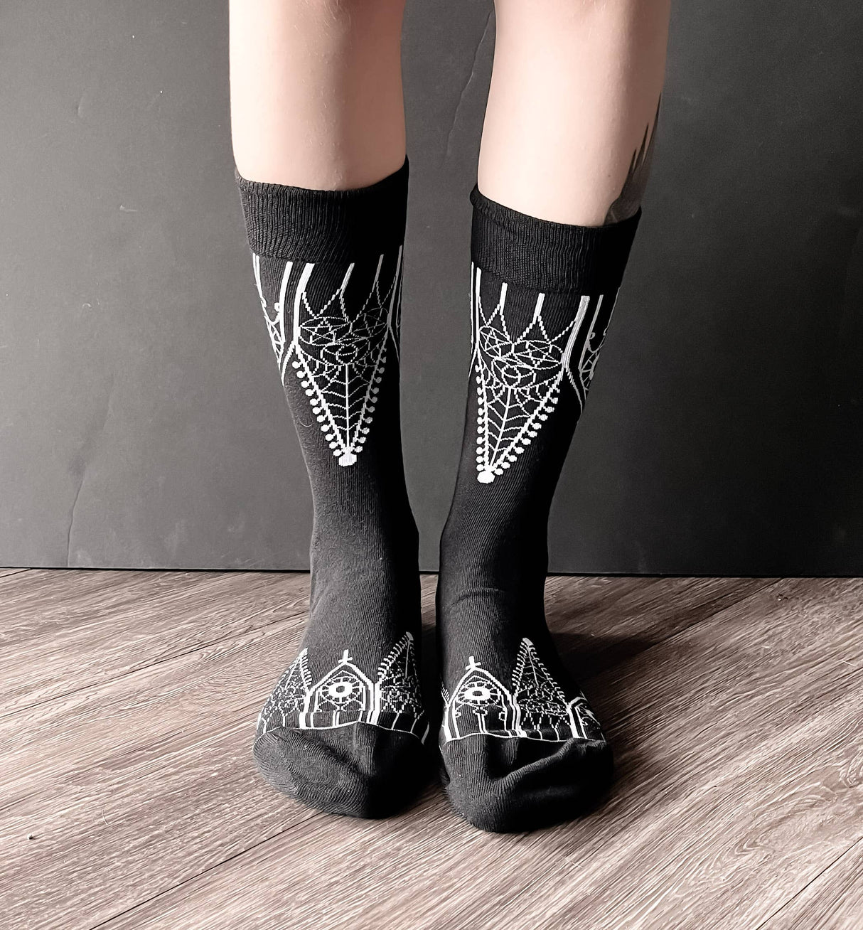 Gothic Gable Crew Socks