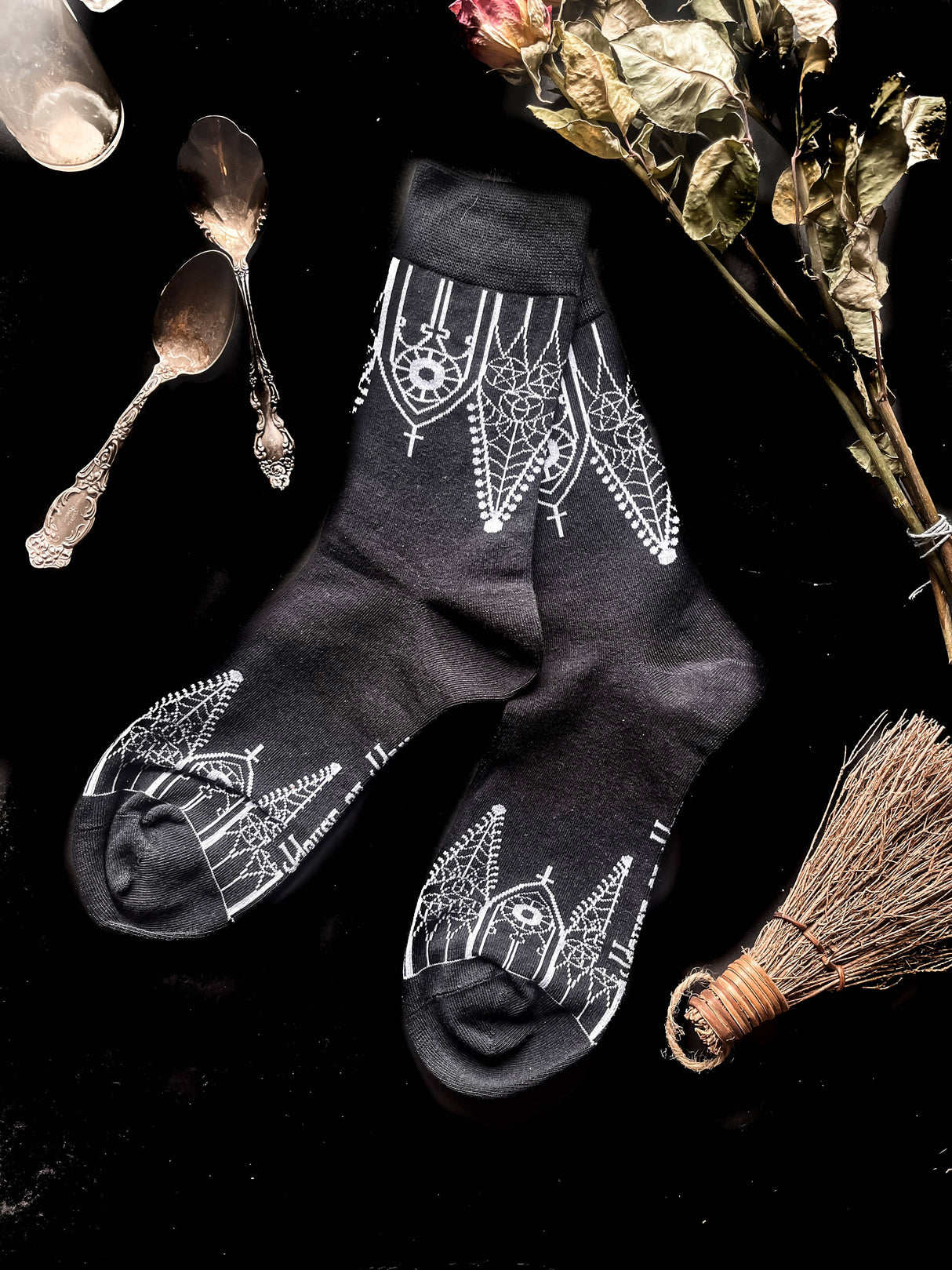 Gothic Gable Crew Socks