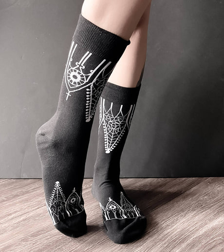 Gothic Gable Crew Socks