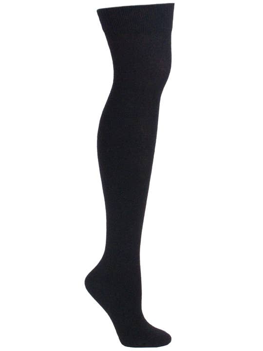 Black Over the Knee Socks