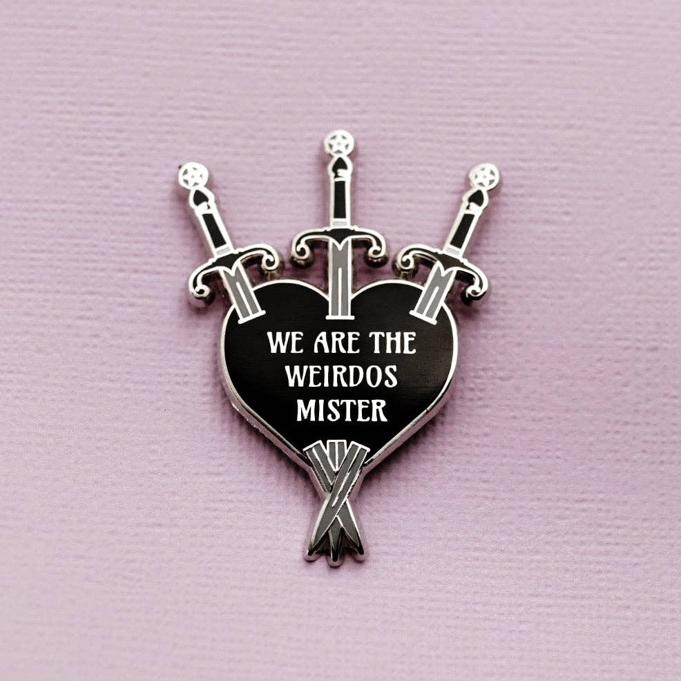 Three of Weirdos Enamel Pin