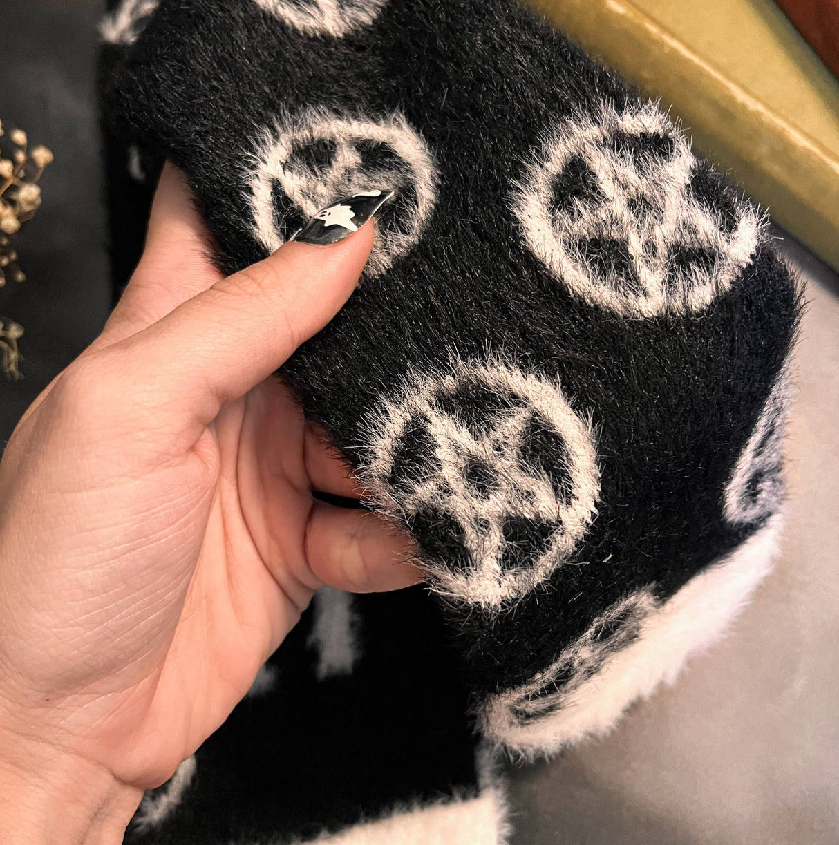 Fuzzy Pentacles Socks