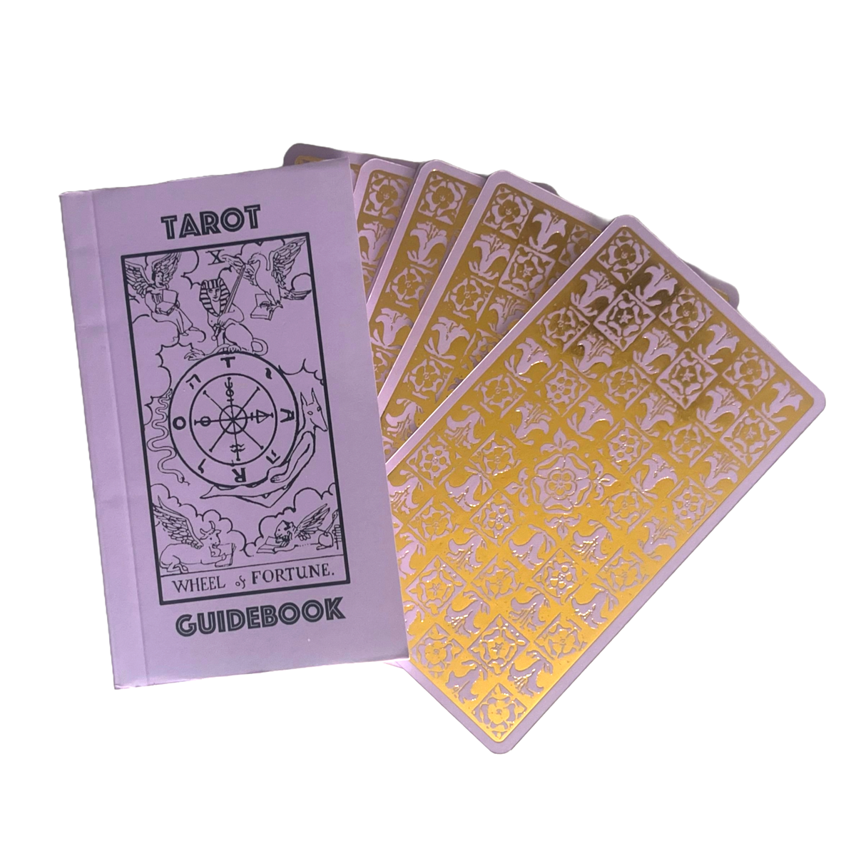 Lavender Gold Foil Tarot Deck & Guide