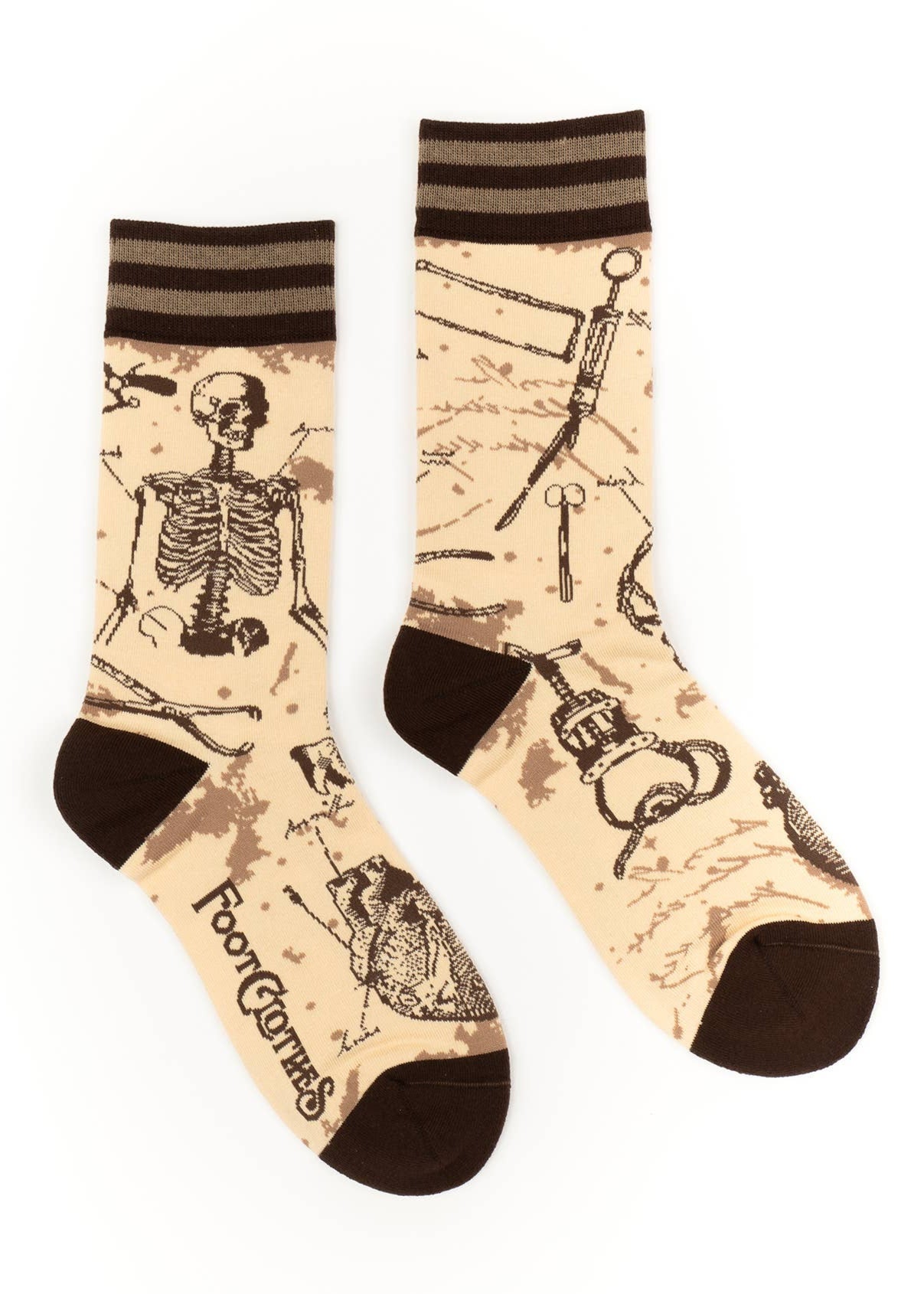 Antique Medical Crew Socks