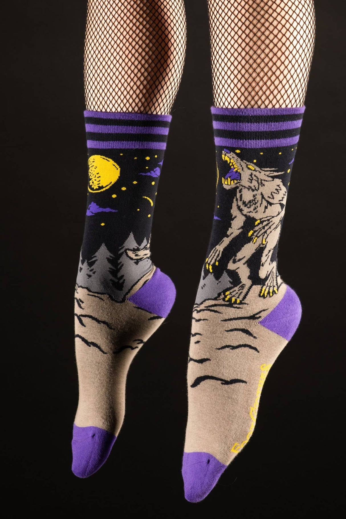 Evil AF Werewolf Socks
