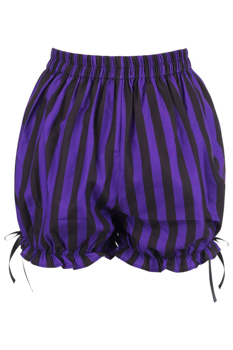 Purple & Black Striped Bloomers