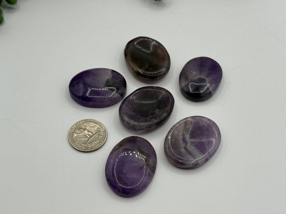 Amethyst Worry Stone