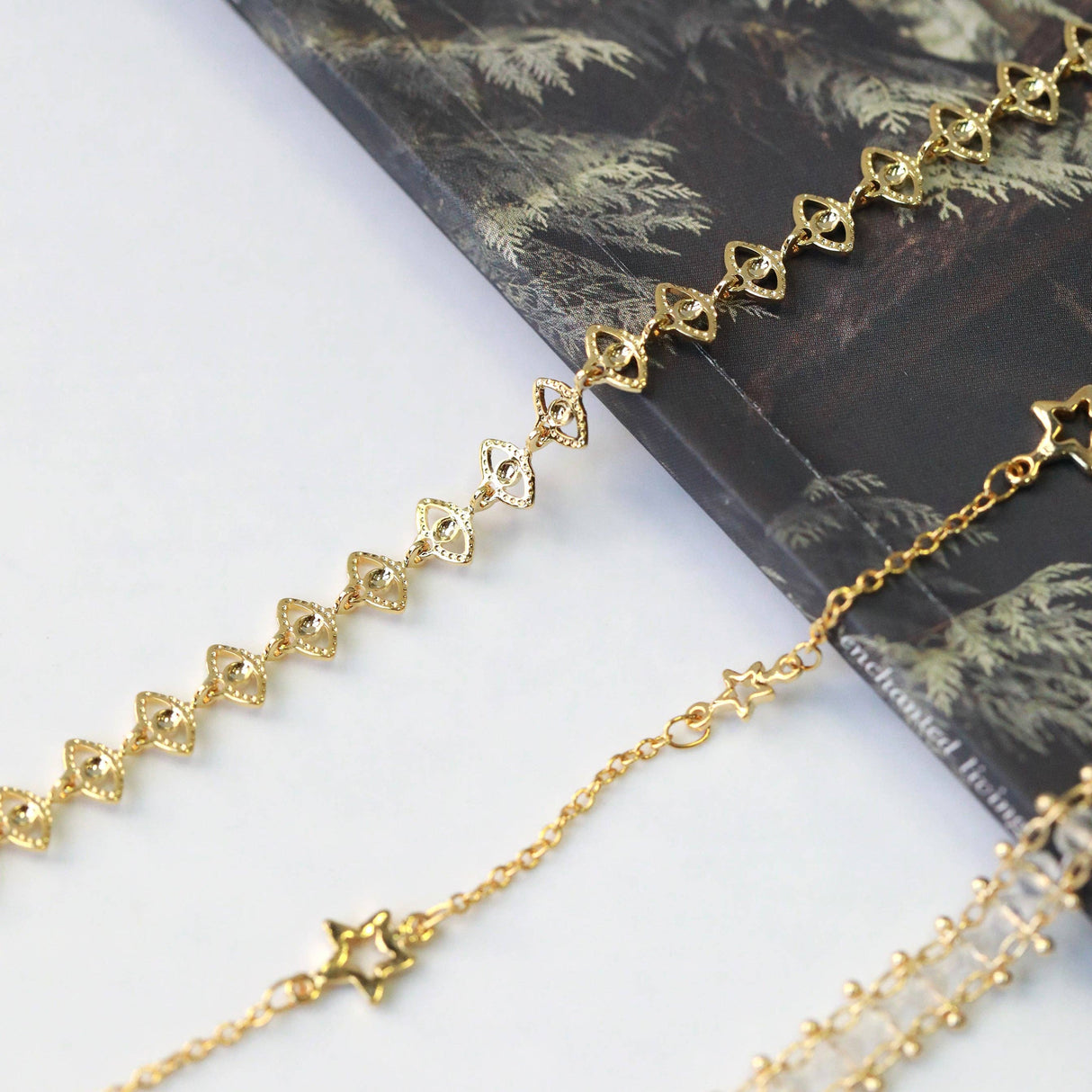 Golden Evil Eye Chain Bracelet
