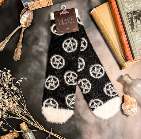 Fuzzy Pentacles Socks