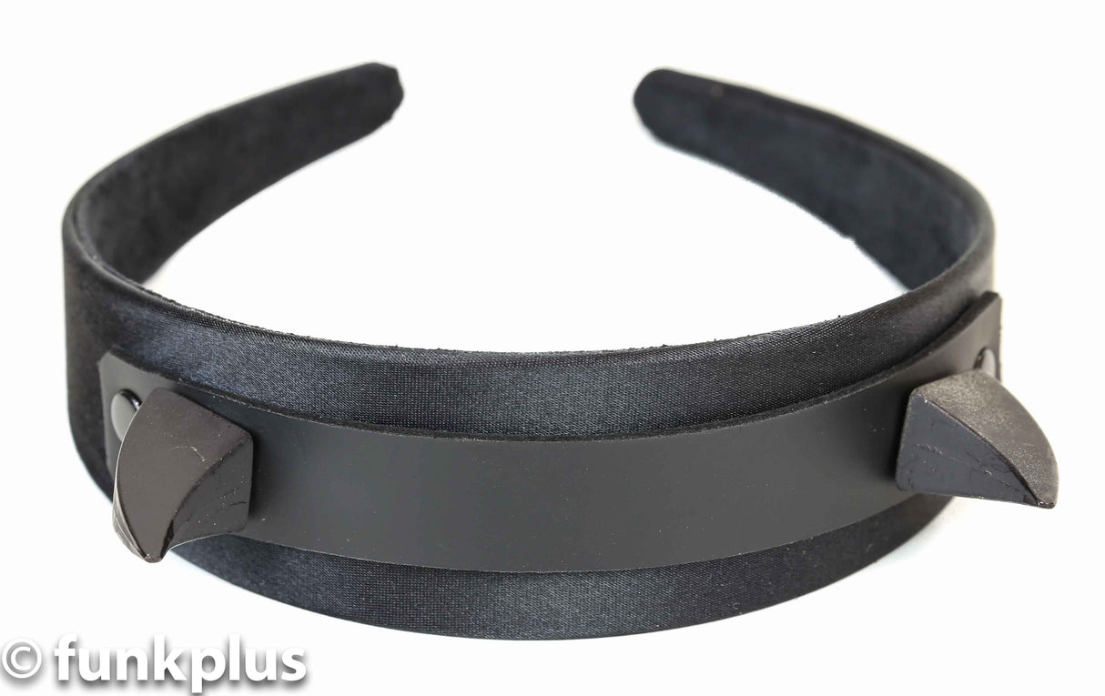 Devil Headband with Black Horns