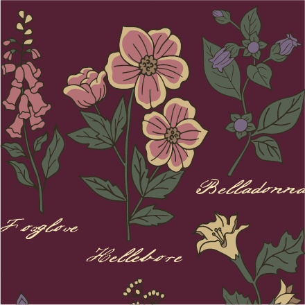 Baneful Botany Ankle Socks