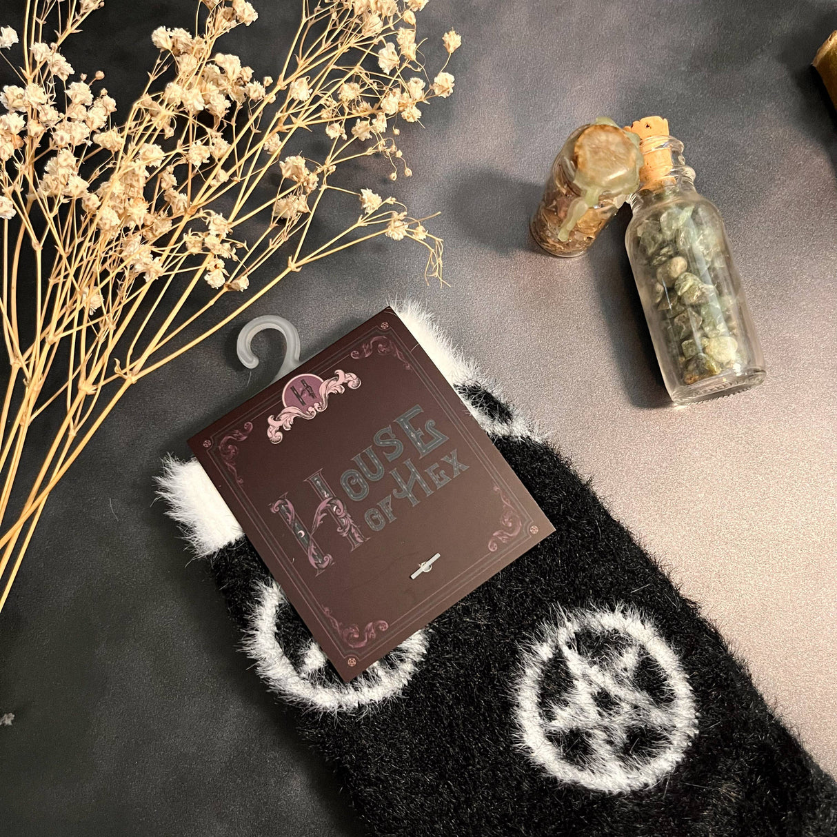Fuzzy Pentacles Socks