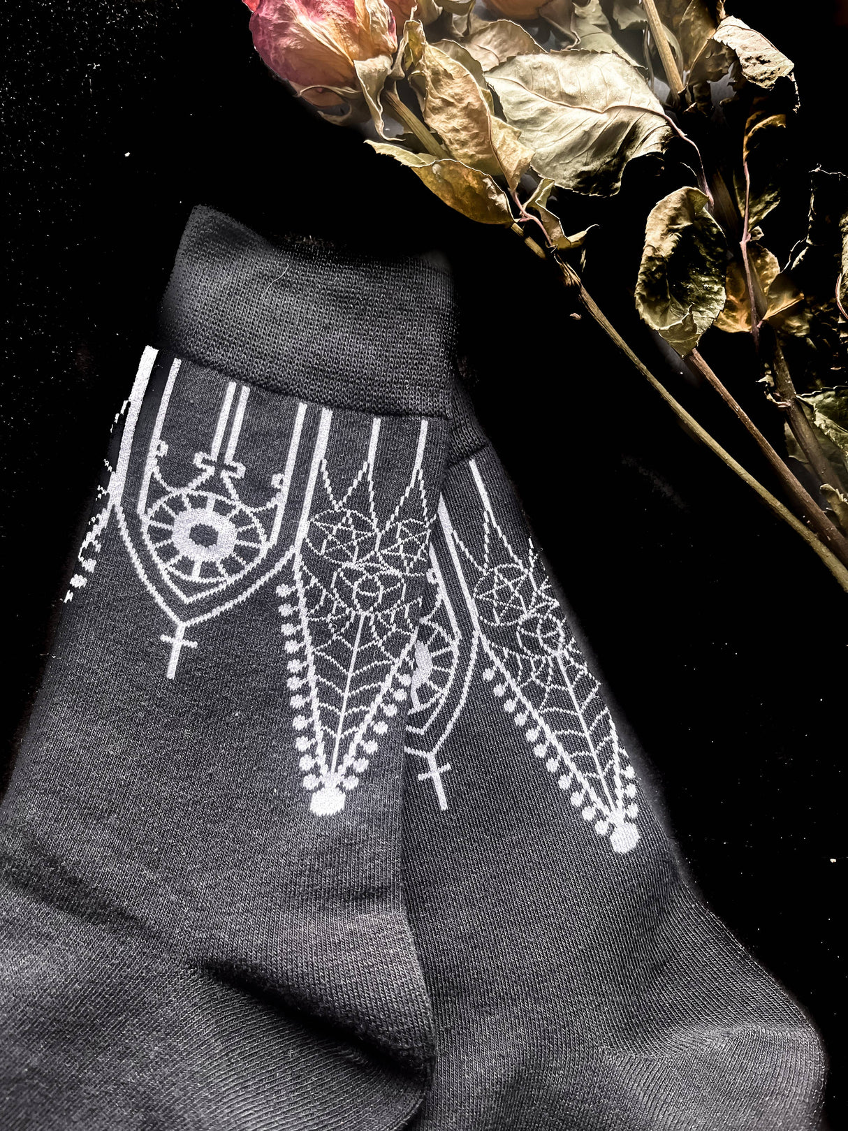 Gothic Gable Crew Socks