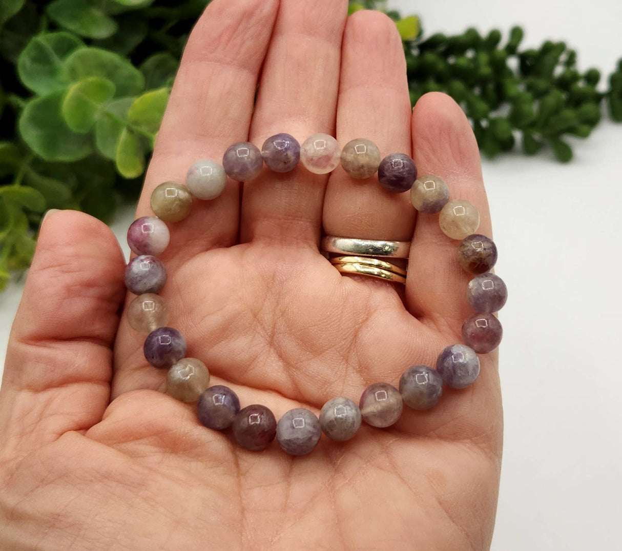 Plum Blossom Tourmaline Bracelet
