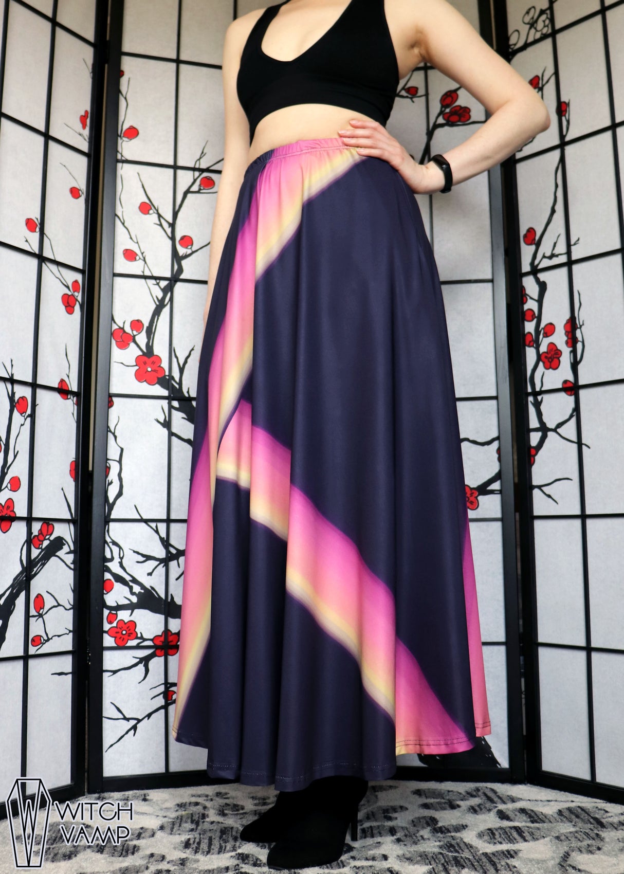 Night Cap Maxi Skirt with Pockets