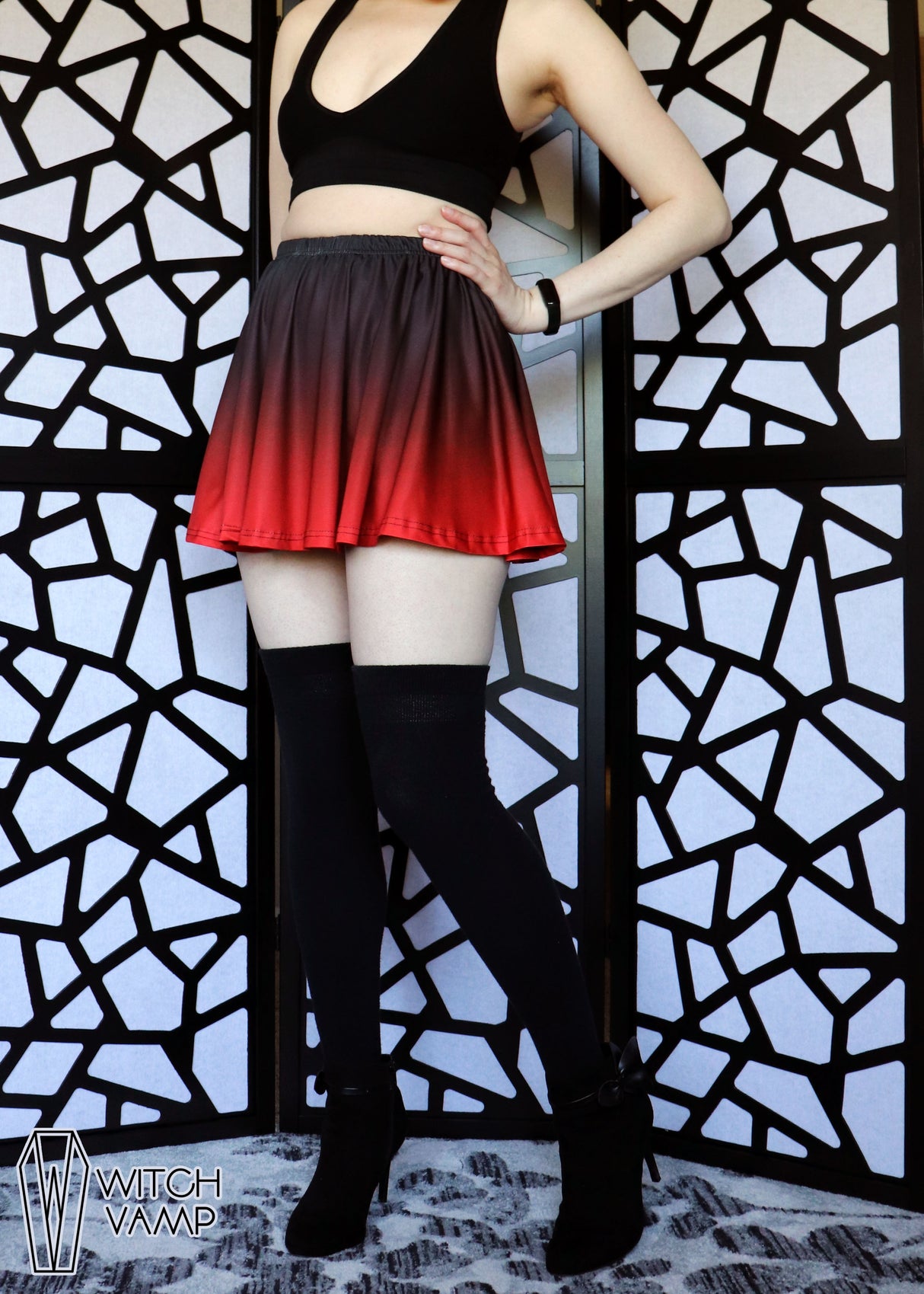 Vampyre Mini Skirt With Pockets