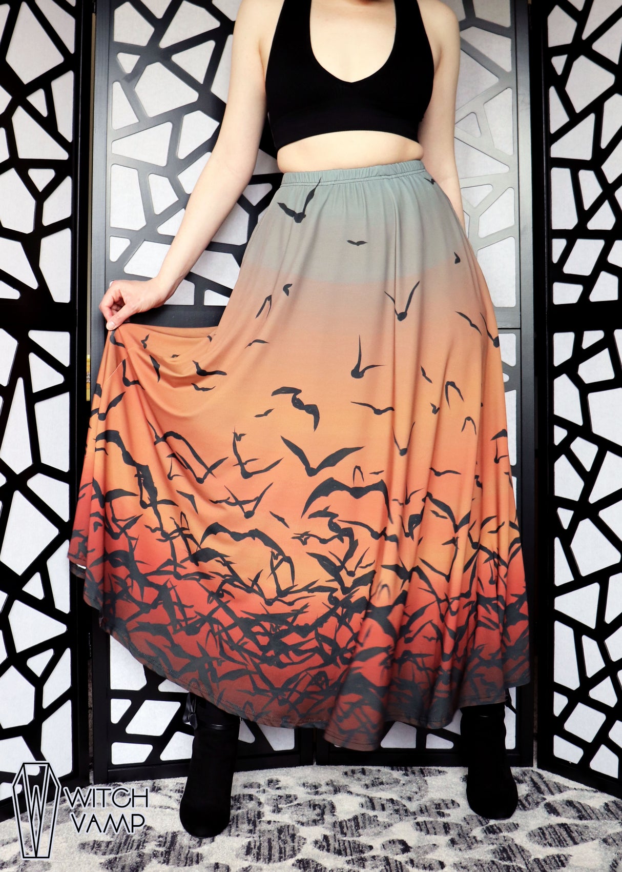 Flight Maxi Skirt with Pockets