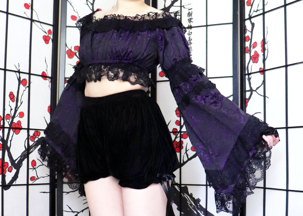 Black Velvet Bloomers