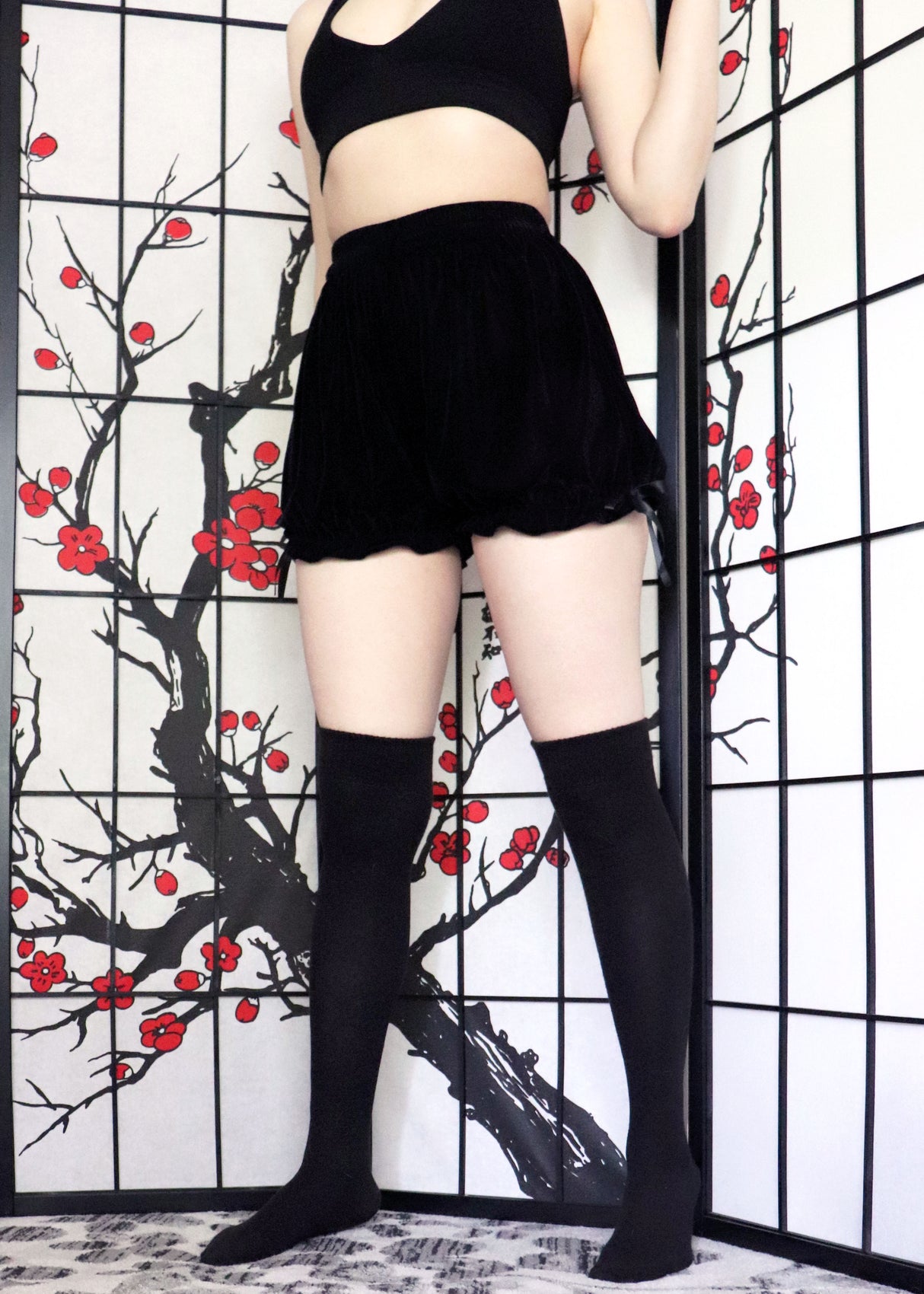 Black Velvet Bloomers