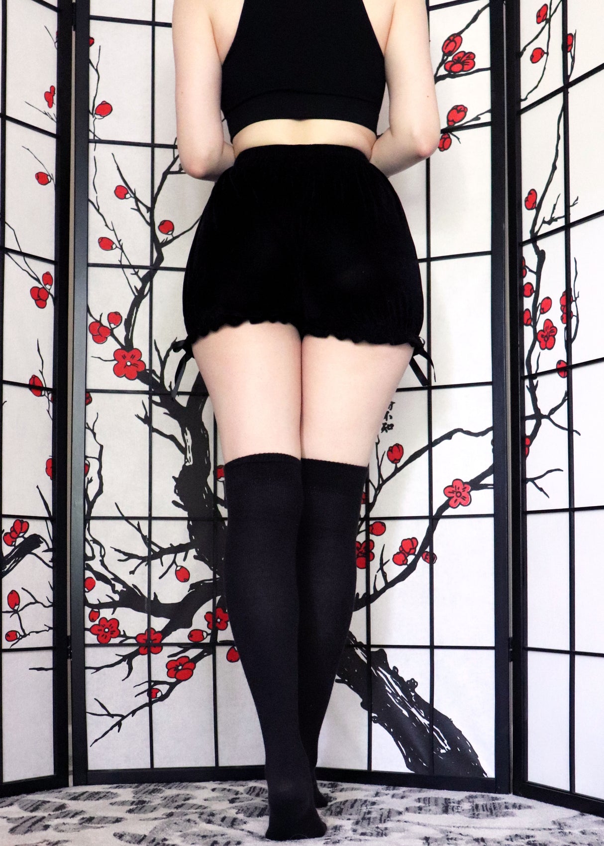 Black Velvet Bloomers