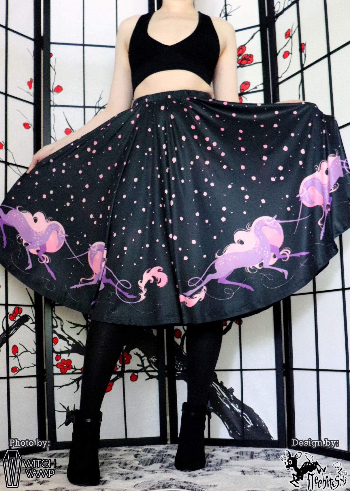 Flowering Forever Midi Skirt with Pockets