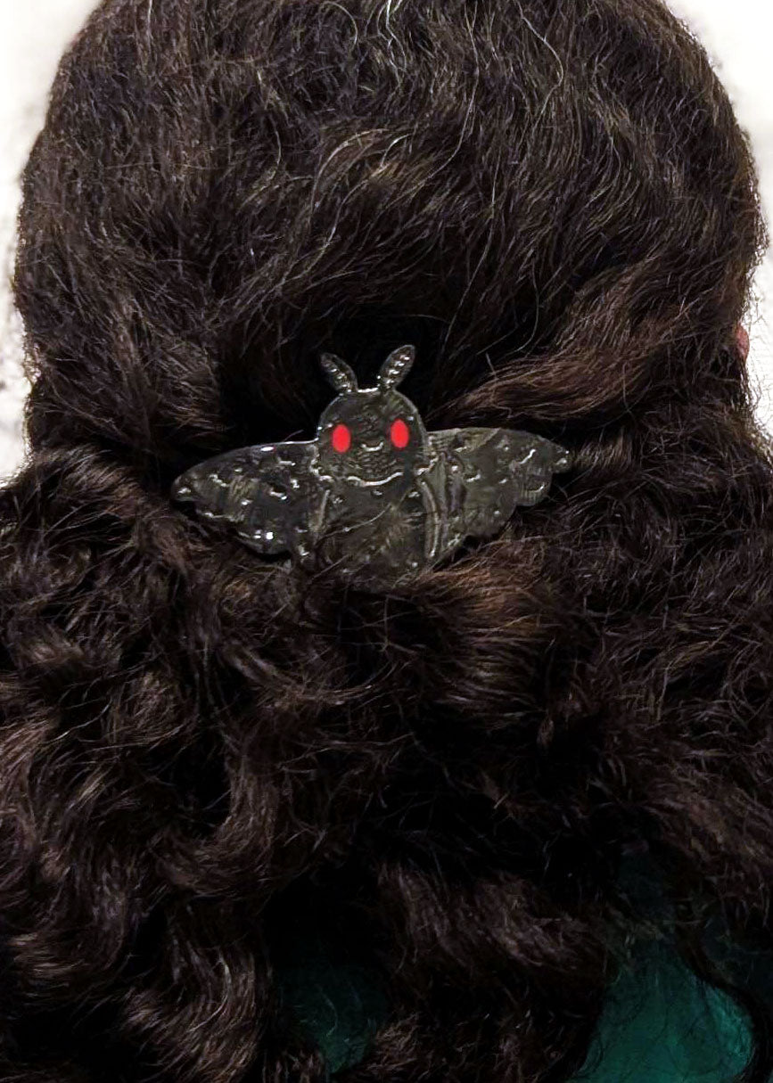 Mothman Barrette Hair Clip