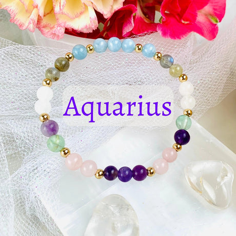 Aquarius Crystal Bracelet