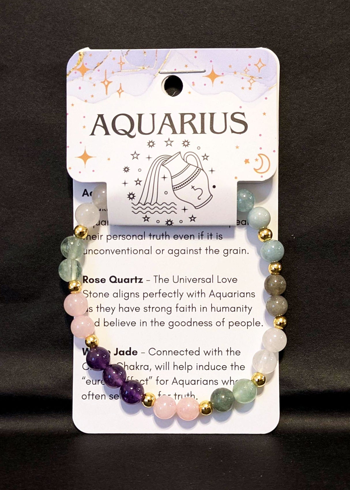 Aquarius Crystal Bracelet