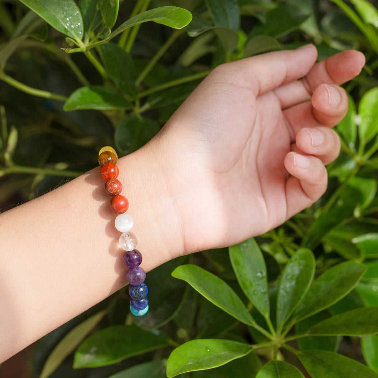 Rainbow Chakra Crystal Bracelet