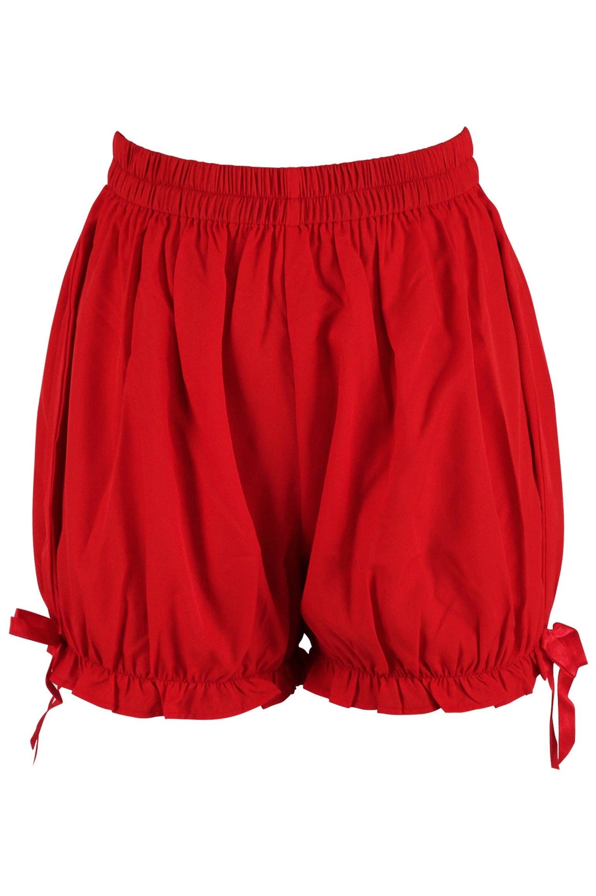 Red Crepe Bloomers