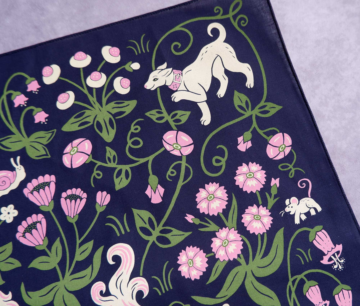 Unicorn Garden - 100% Cotton Bandana