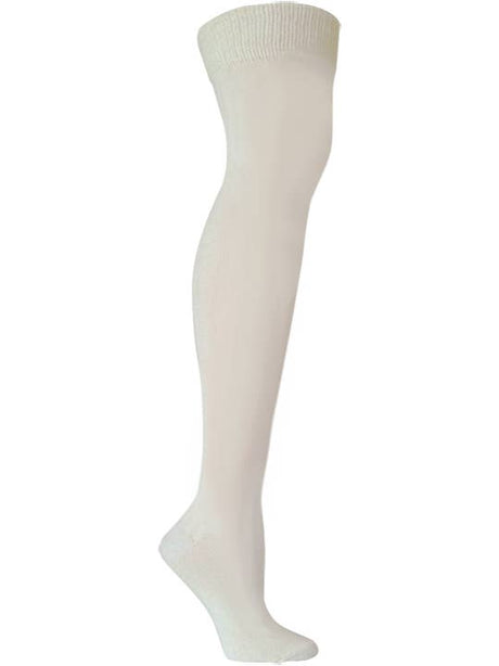 Milk White Over the Knee Socks