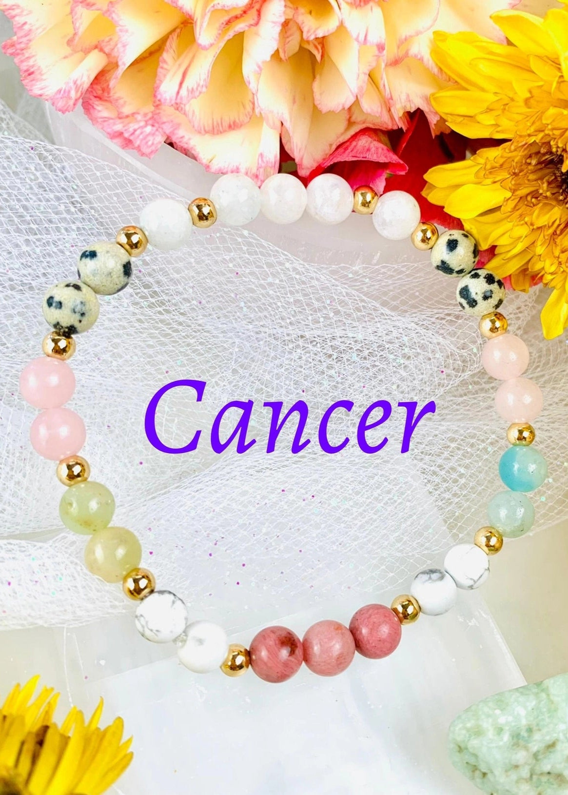 Cancer Crystal Bracelet