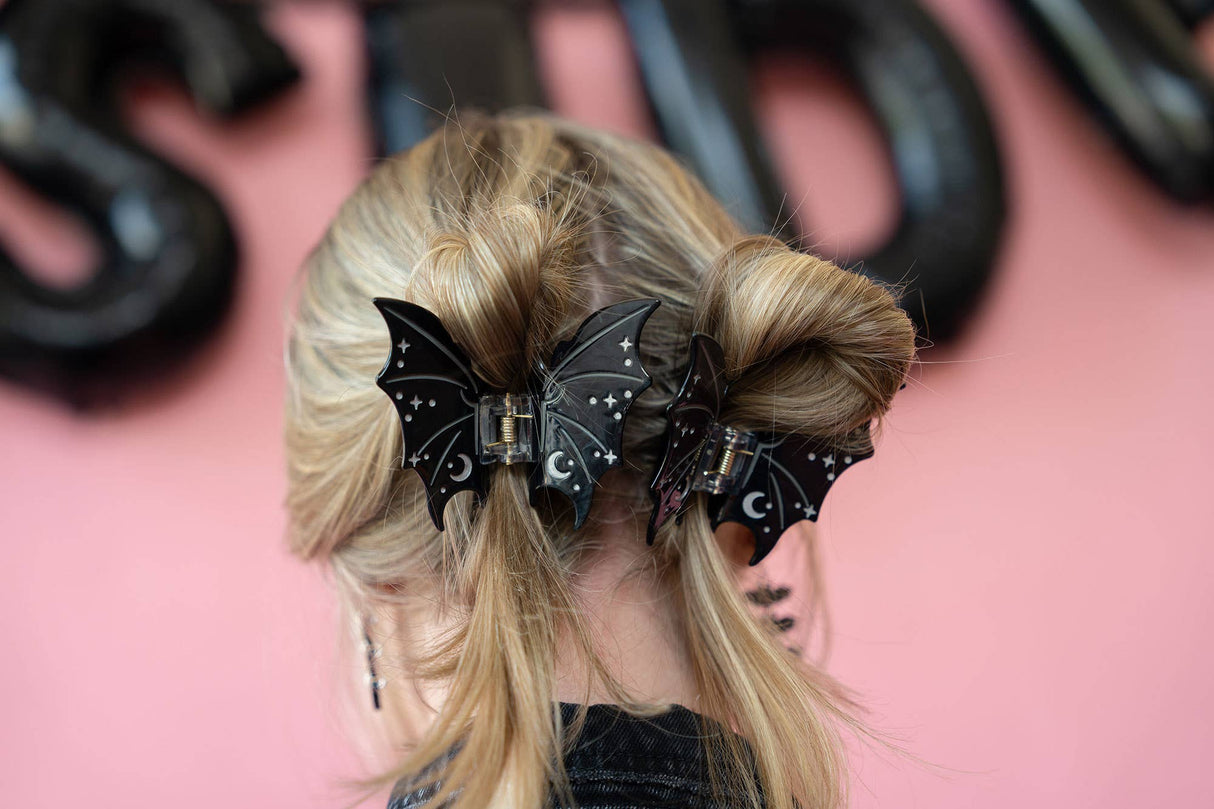 Bat Hair Claw Clip