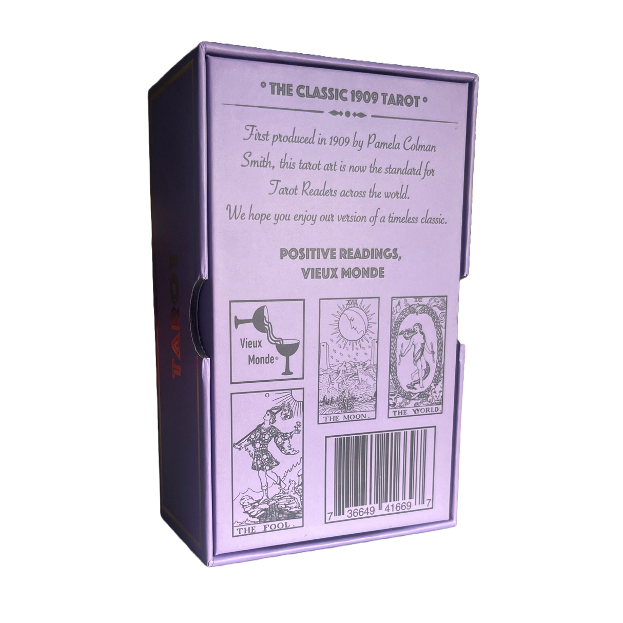 Lavender Gold Foil Tarot Deck & Guide