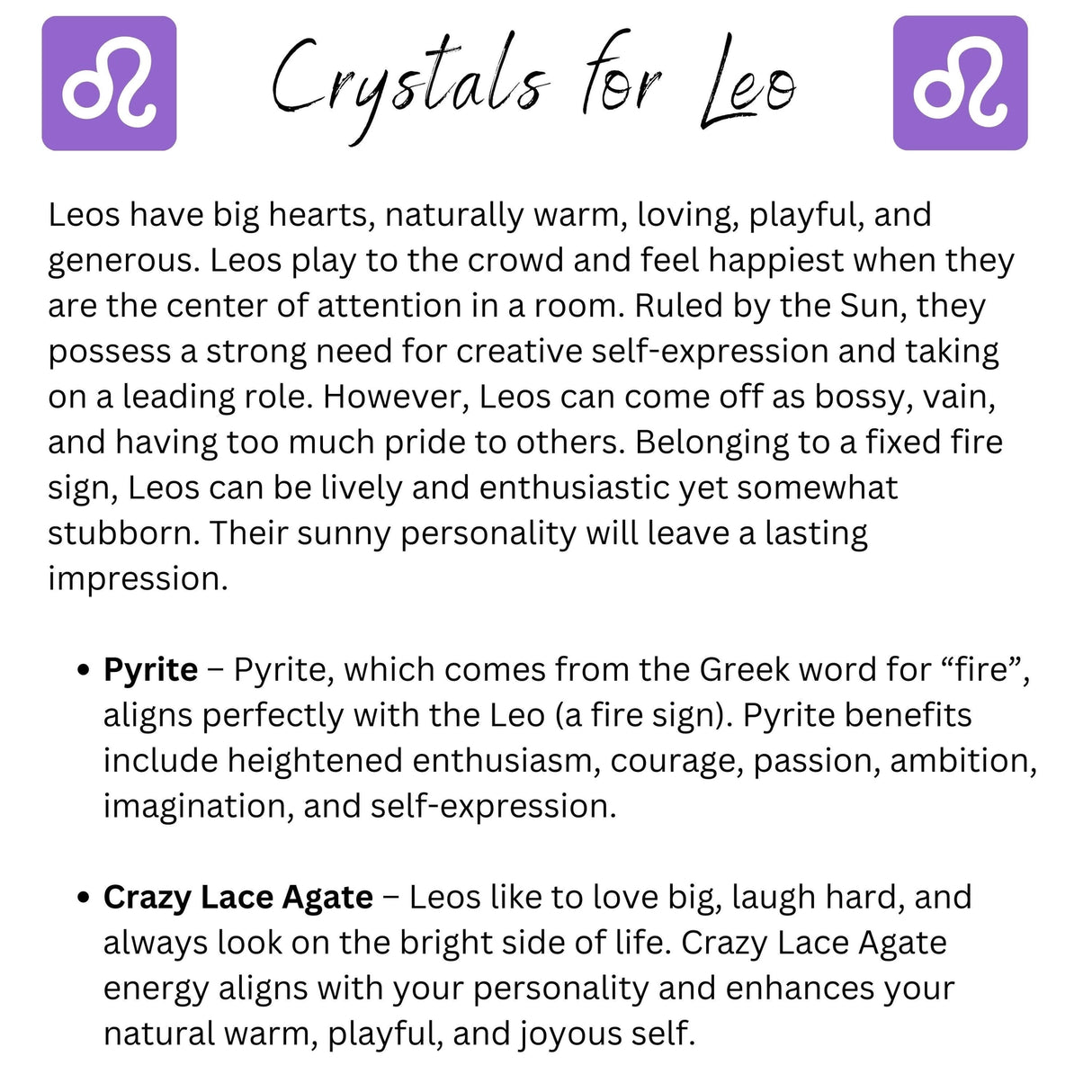 Leo Crystal Bracelet