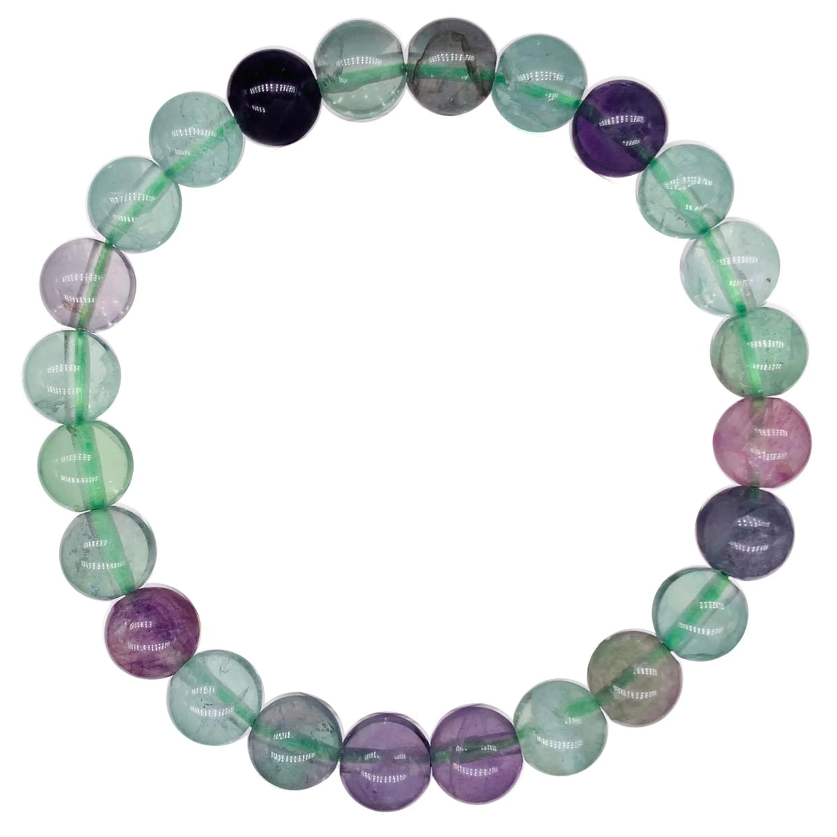 Rainbow Fluorite Crystal Bracelet