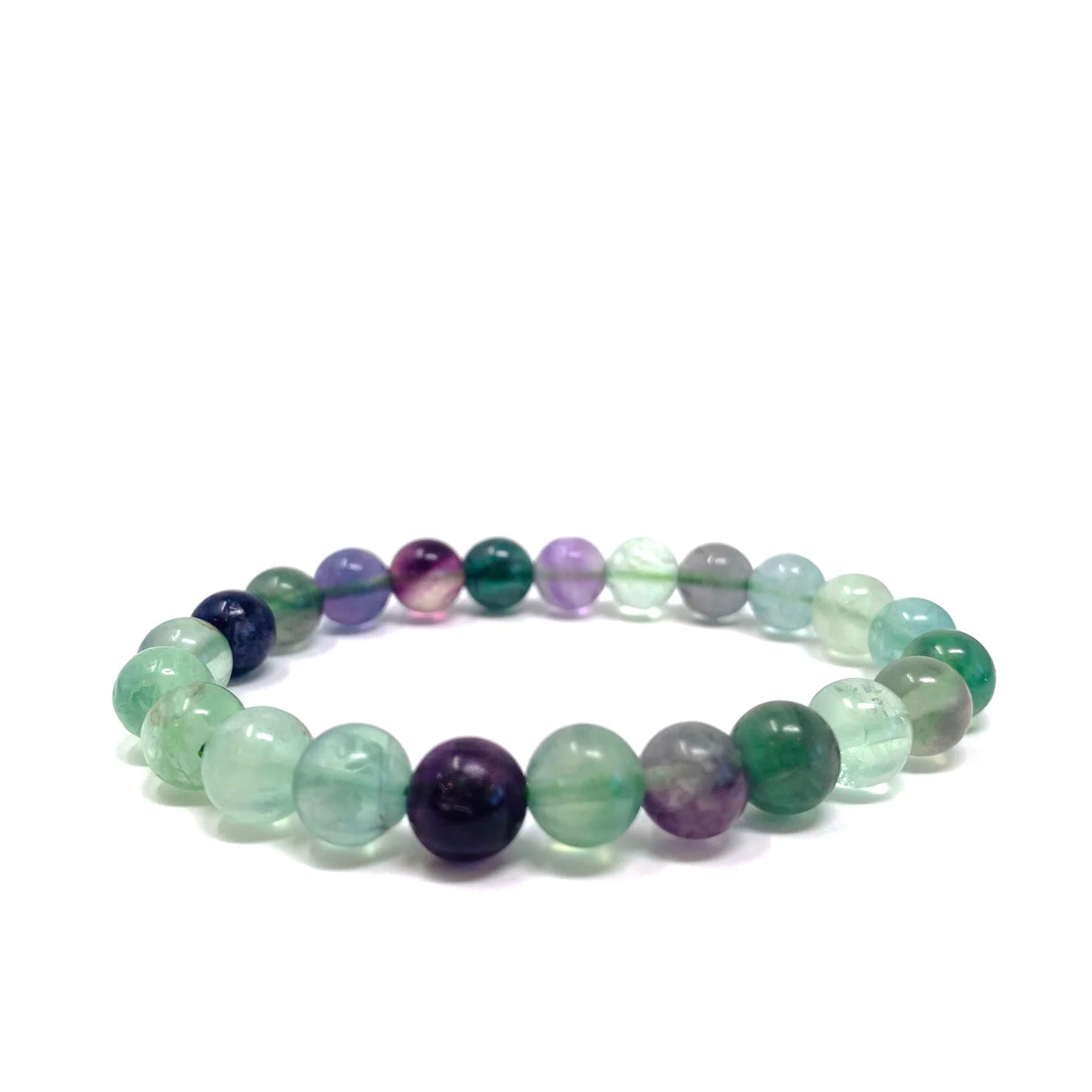 Rainbow Fluorite Crystal Bracelet