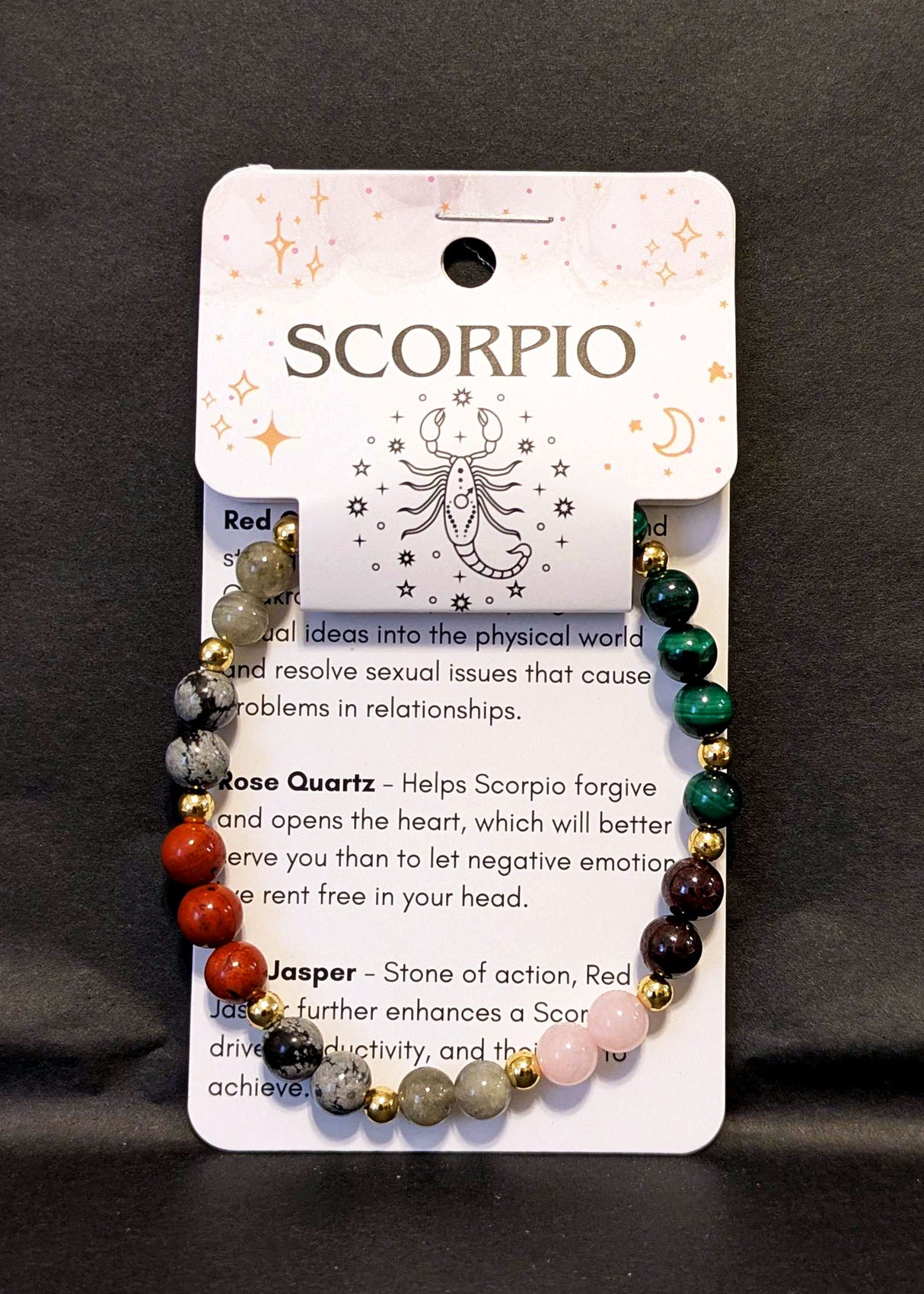 Scorpio Crystal Bracelet