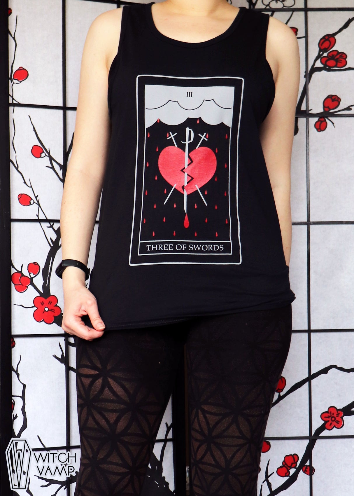 Three of Swords Tank Top