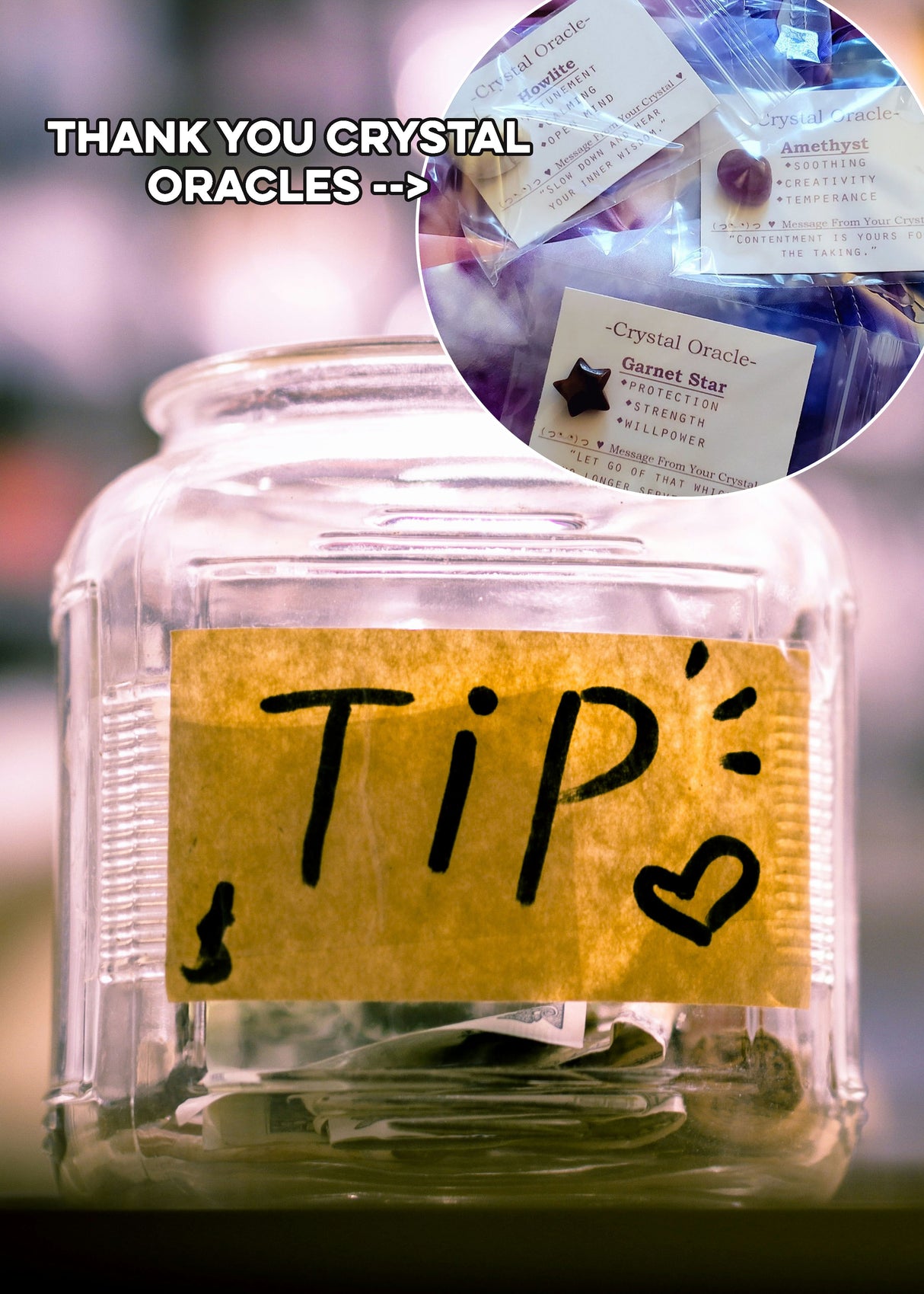 Tip Jar - Crystal Oracles
