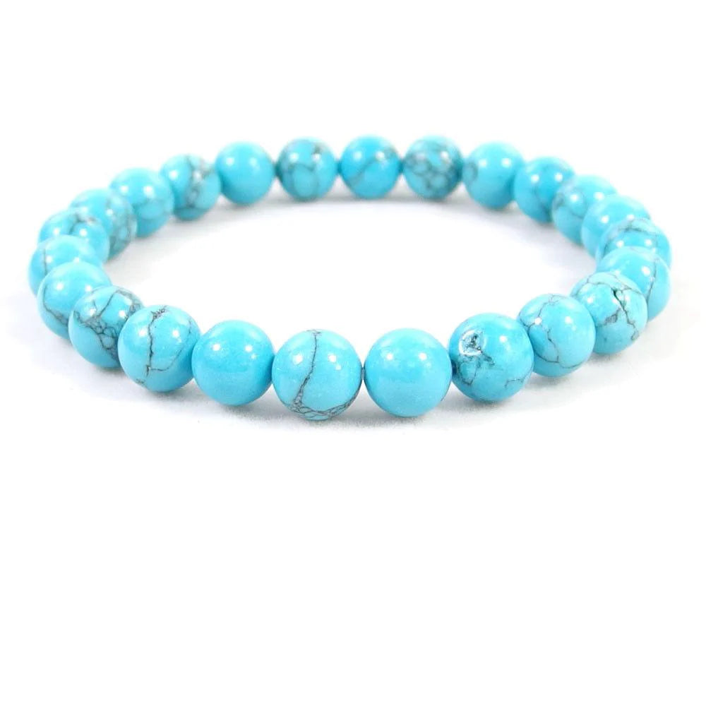 Turquoise Howlite Crystal Bracelet
