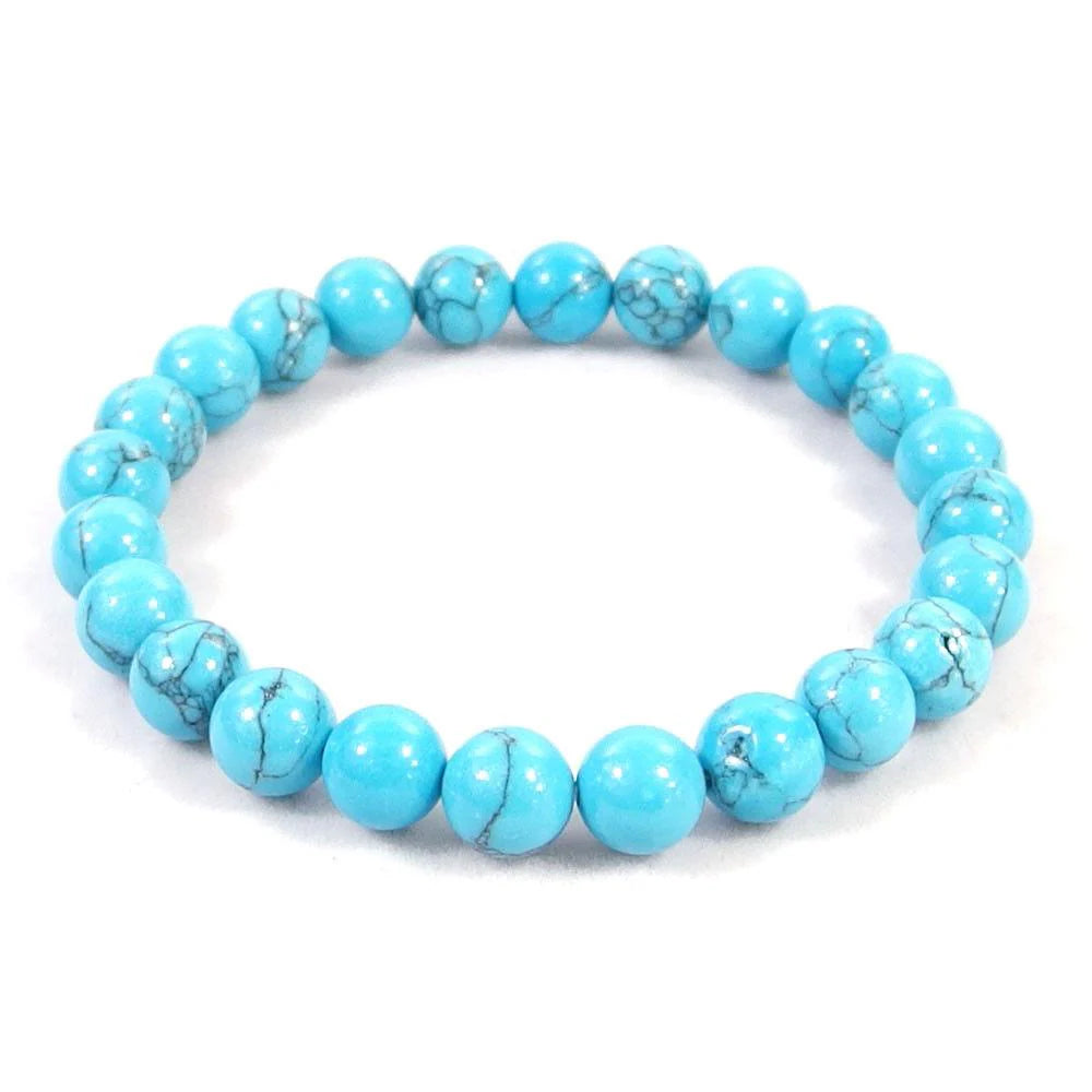 Turquoise Howlite Crystal Bracelet