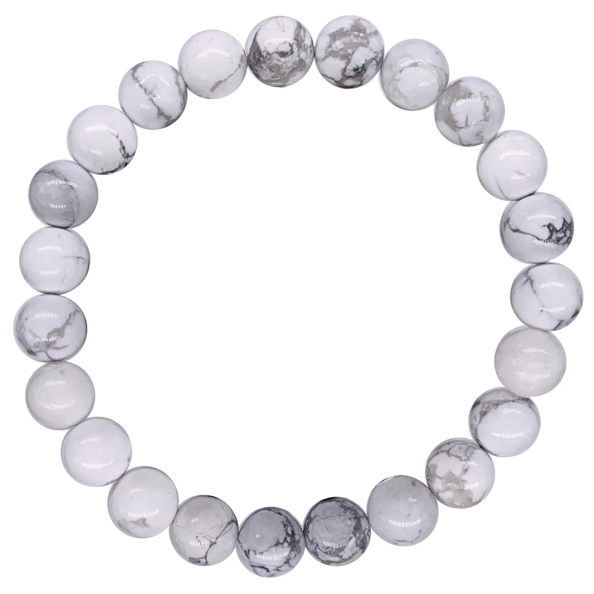 White Howlite Crystal Bracelet