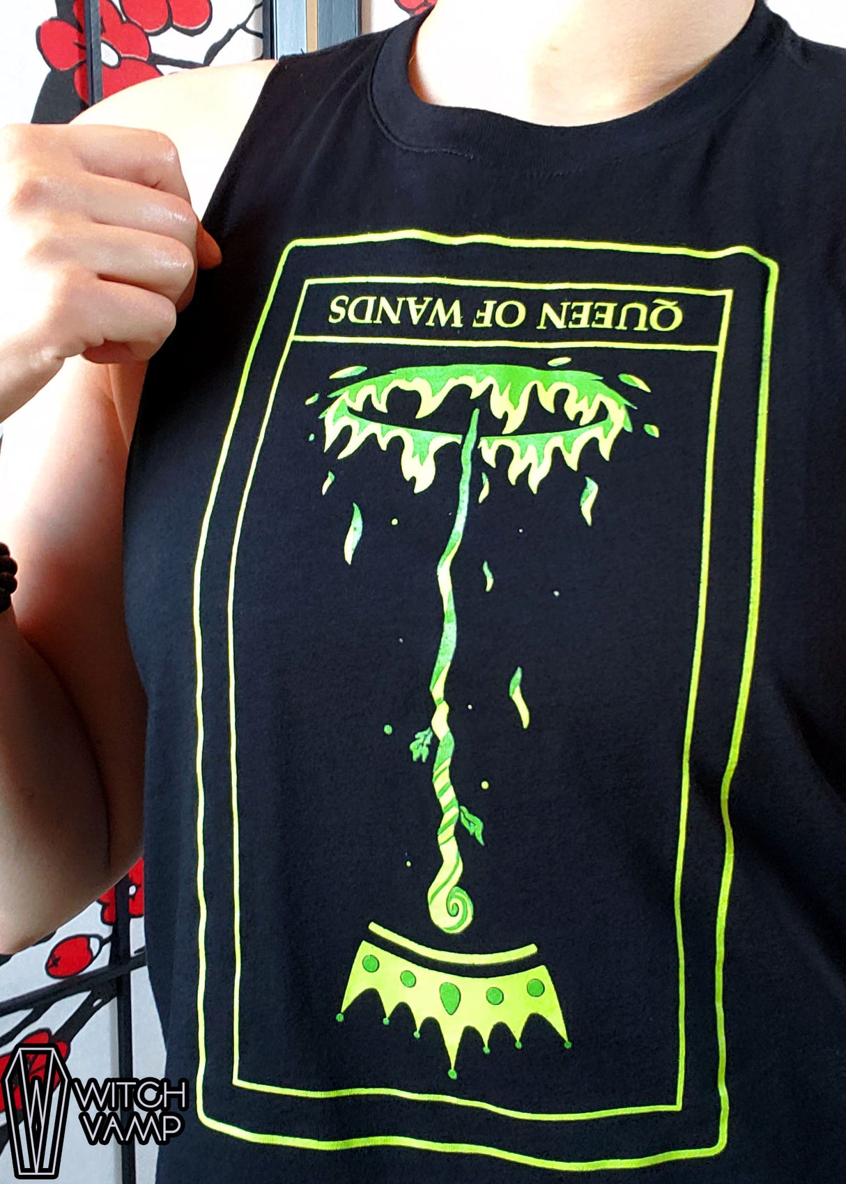 Queen of Wands Reversed Crop Top