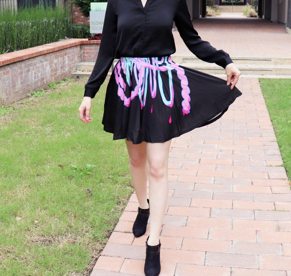 Guro Guts Skater Skirt With Pockets