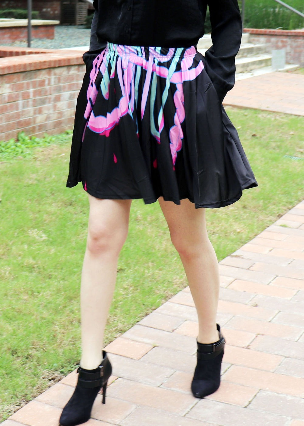 Guro Guts Skater Skirt With Pockets (A, D Size Only)