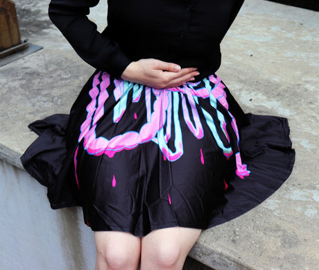 Guro Guts Skater Skirt With Pockets