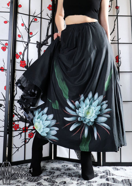 Petticoat for Skirts - Ankle Length - Black